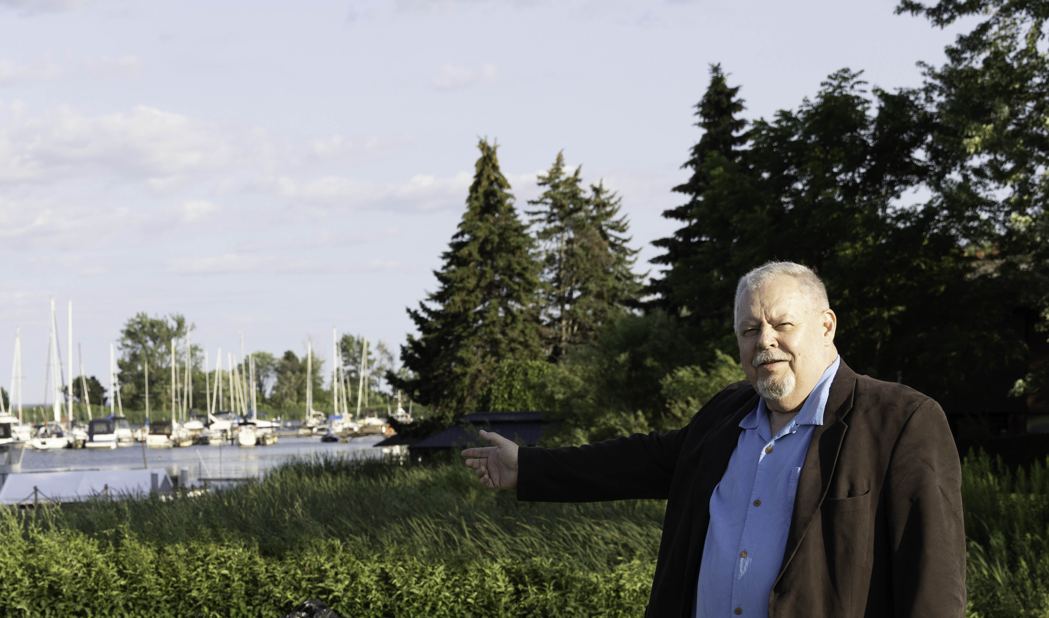 Doug Cornell in the Pickering community